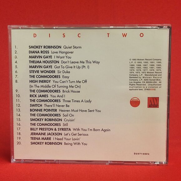 The Motown Singles Collection 1972-1992 Disc 2 CD 1993 - Picture 2 of 8